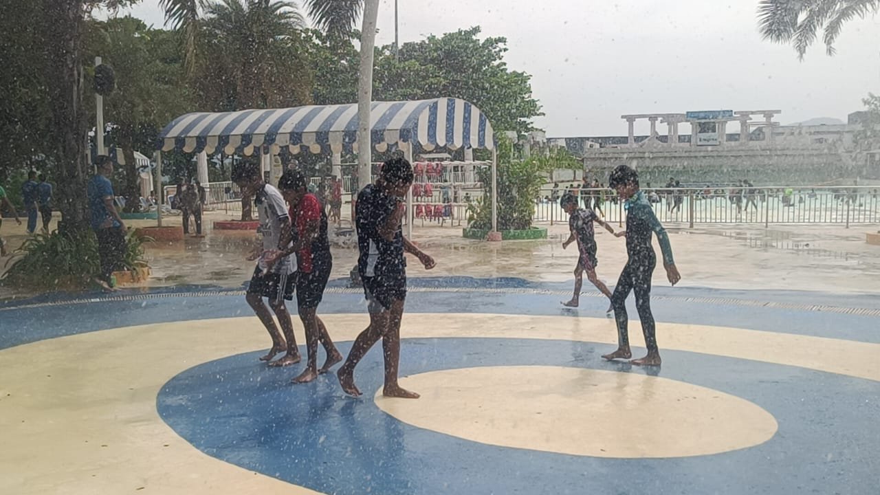 Dancing in the rain