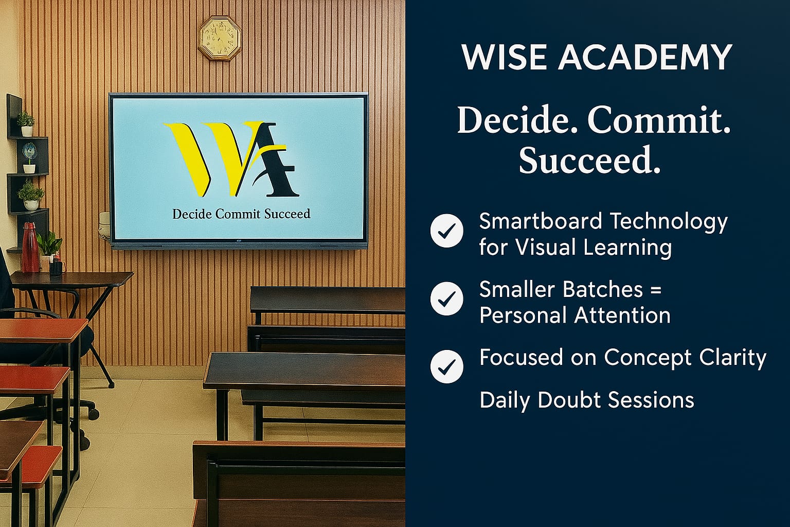 Jaspal Sir at Wise Academy smartboard classroom