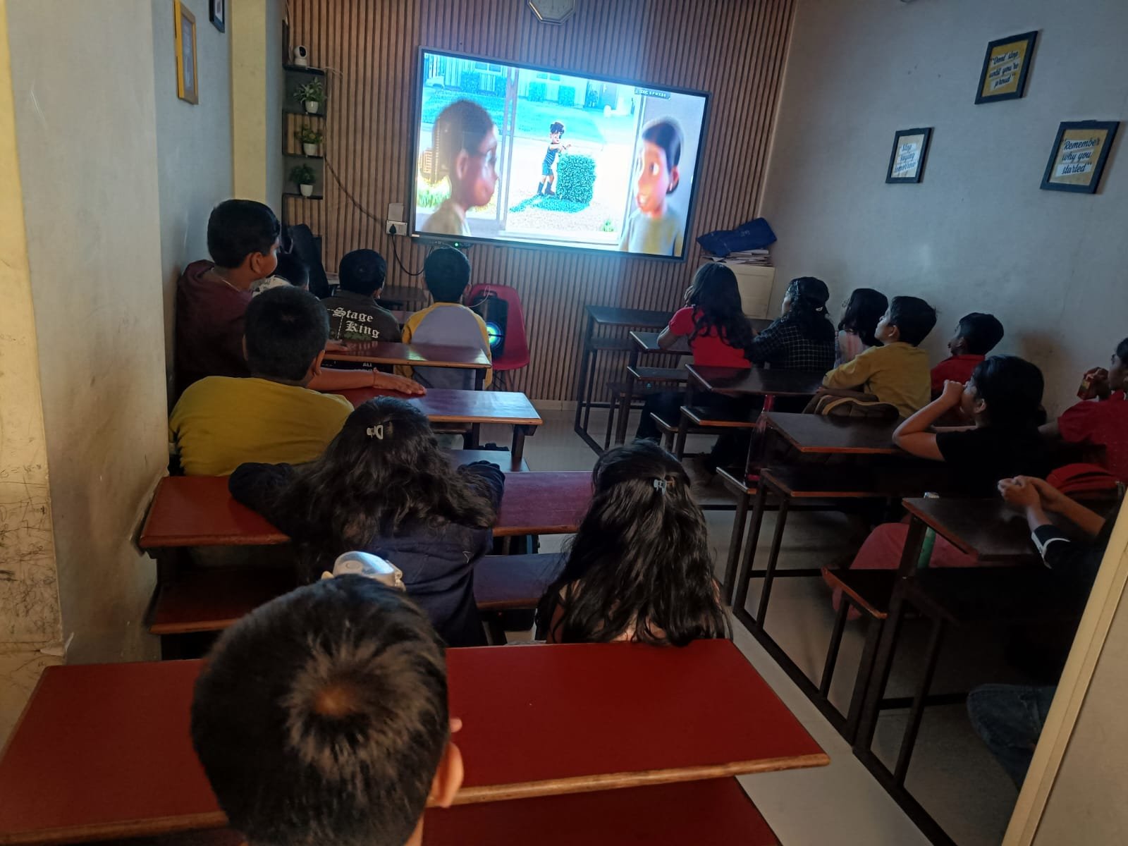 Animation movie session for juniors